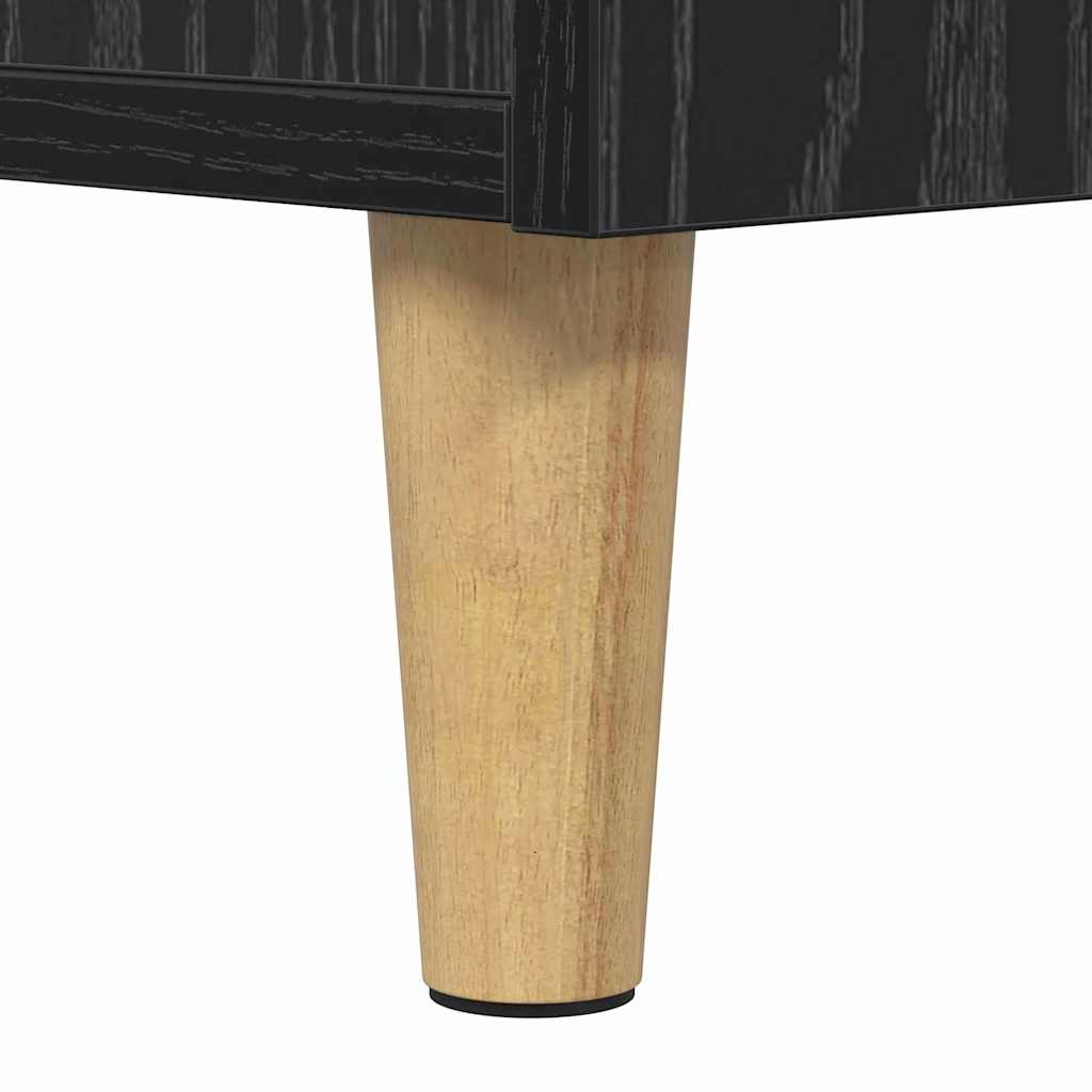 vidaXL Szafka pod łóżko z szufladą 2 pcs Czarny Dąb 40 x 35 x 47,5cm