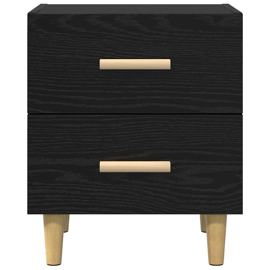vidaXL Szafka pod łóżko z szufladą 2 pcs Czarny Dąb 40 x 35 x 47,5cm