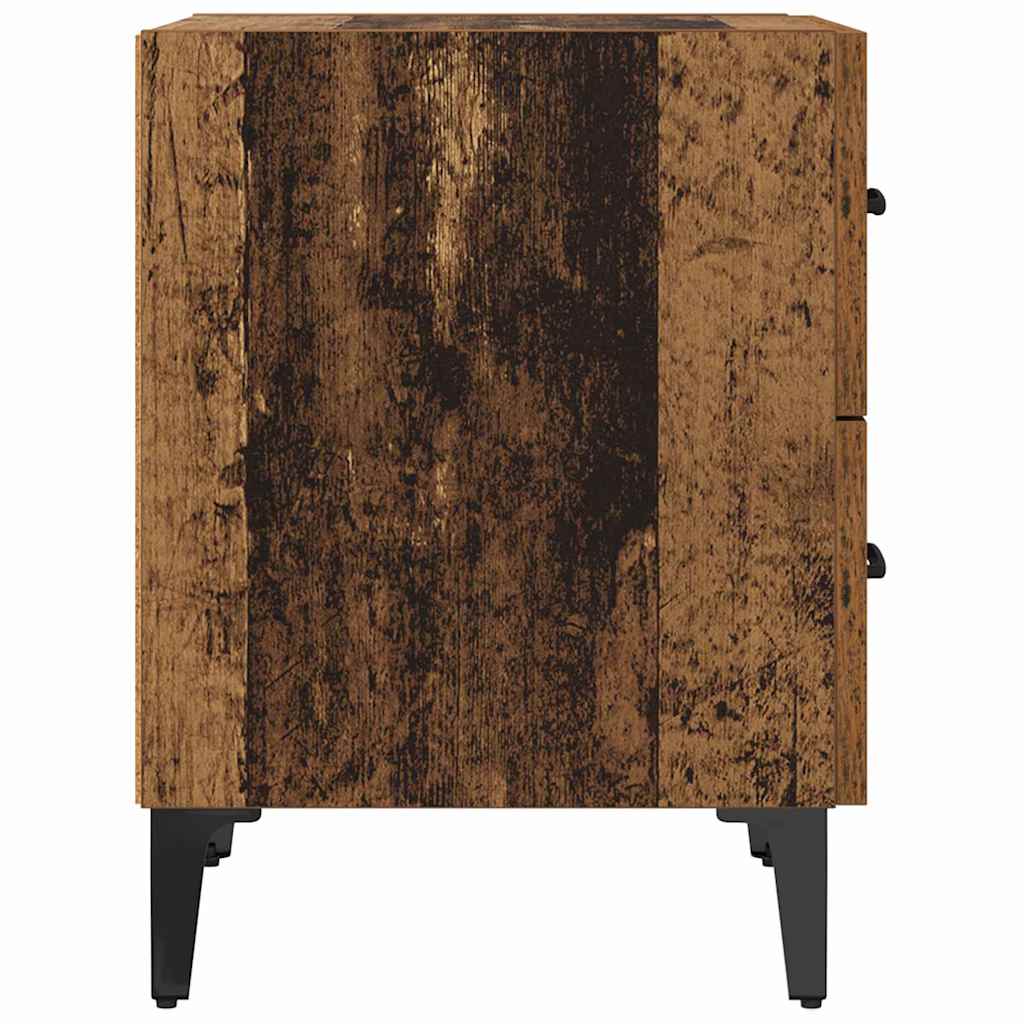 vidaXL Szafka pod łóżko 2 pcs Stare drewno 40 x 35 x 47,5 cm