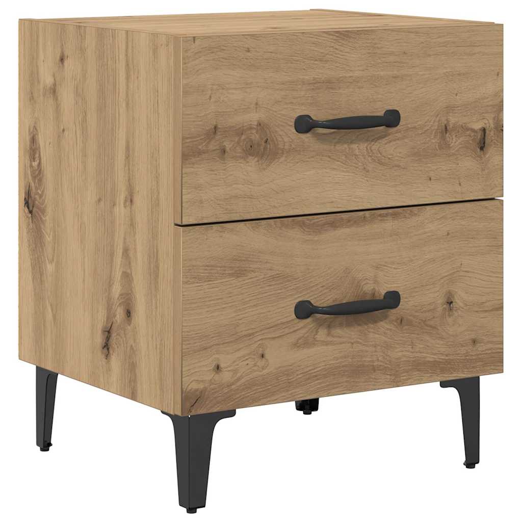vidaXL Szafka pod łóżko z szufladą Dąb rzemieślniczy 40 x 35 x 47,5 cm