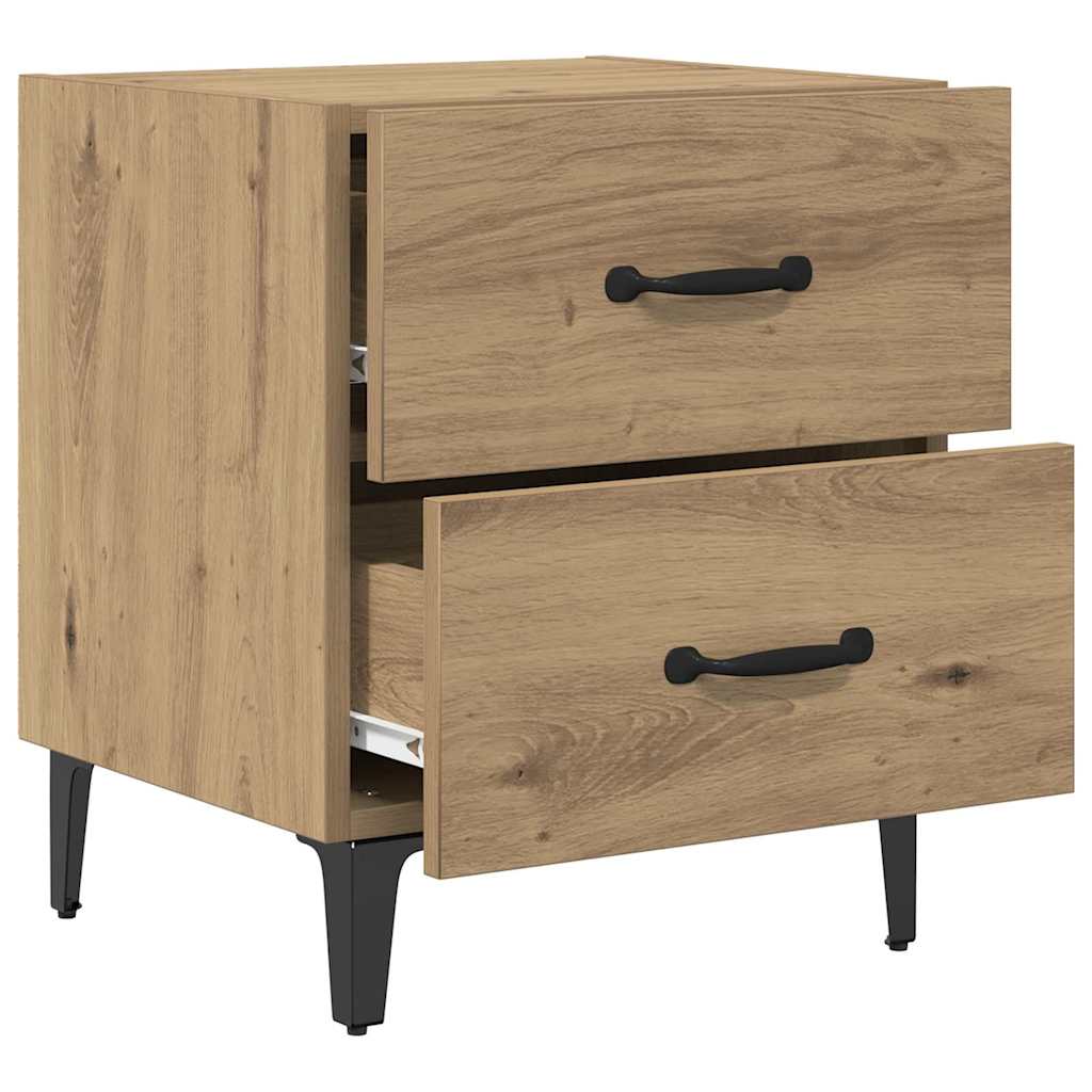 vidaXL Szafka pod łóżko z szufladą Dąb rzemieślniczy 40 x 35 x 47,5 cm