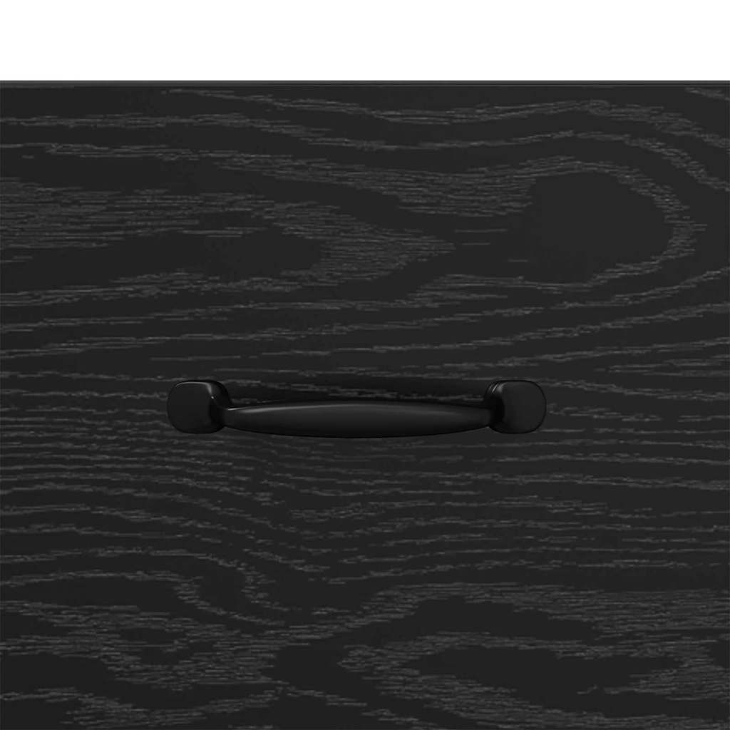 vidaXL Szafka pod łóżko z szufladą Czarny Dąb 40 x 35 x 47,5 cm