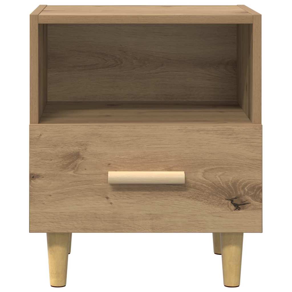 vidaXL Szafka Nocna z szufladą 2 pcs Dąb rzemieślniczy 40 x 35 x 47 cm
