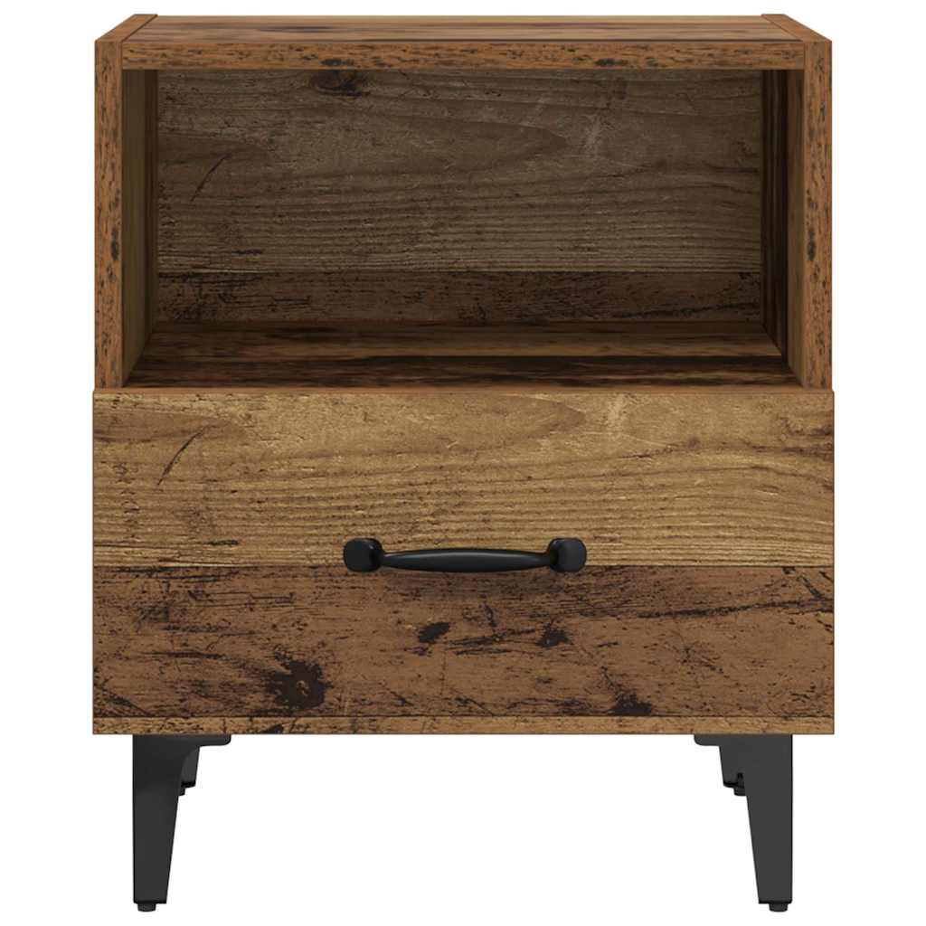vidaXL Szafka Nocna z szufladą Stare drewno 40 x 35 x 47,5 cm