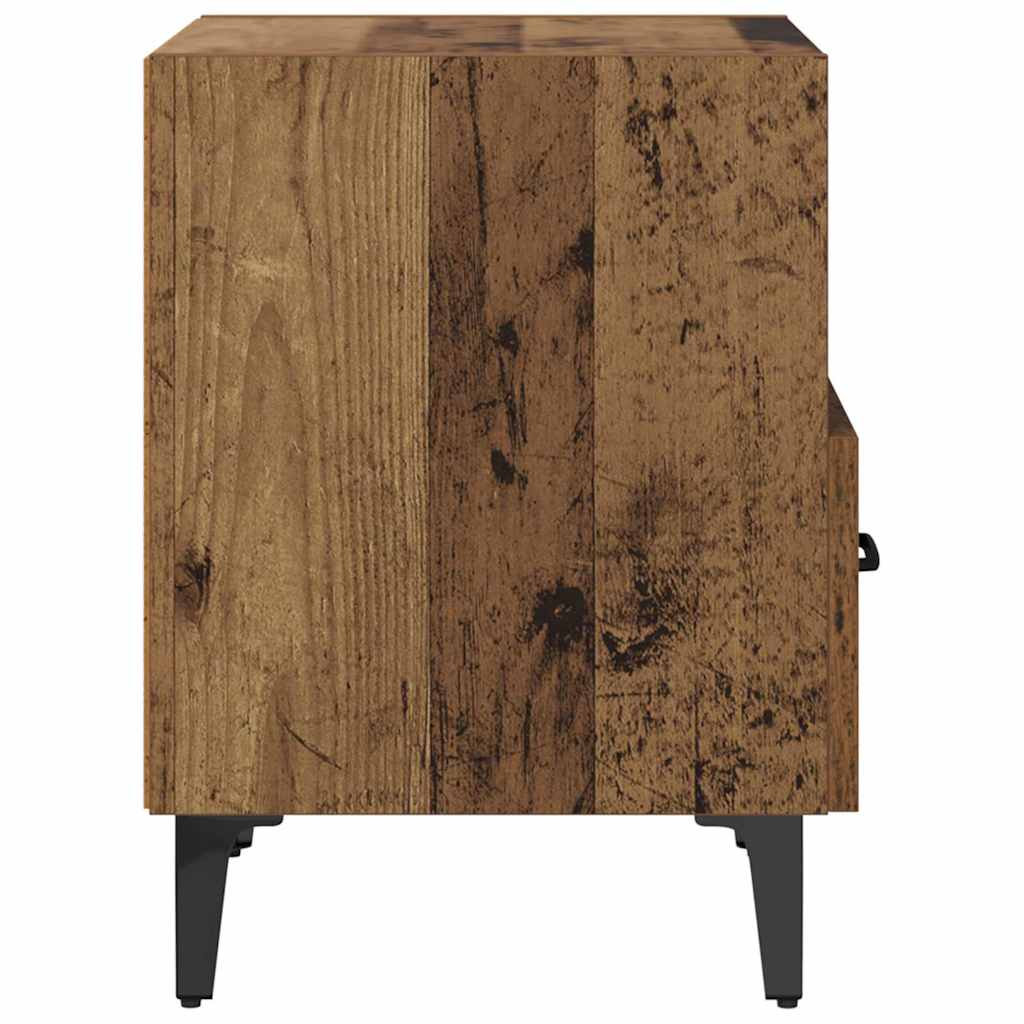 vidaXL Szafka Nocna z szufladą 2 pcs Stare drewno 40 x 35 x 47.5 cm