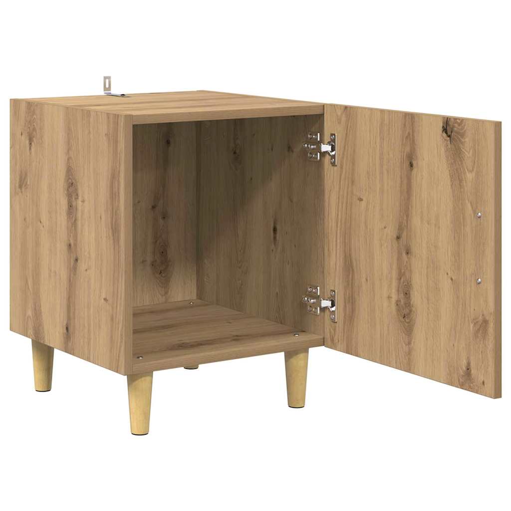 vidaXL Szafka Nocna 2 pcs Dąb rzemieślniczy 40 x 40 x 50 cm