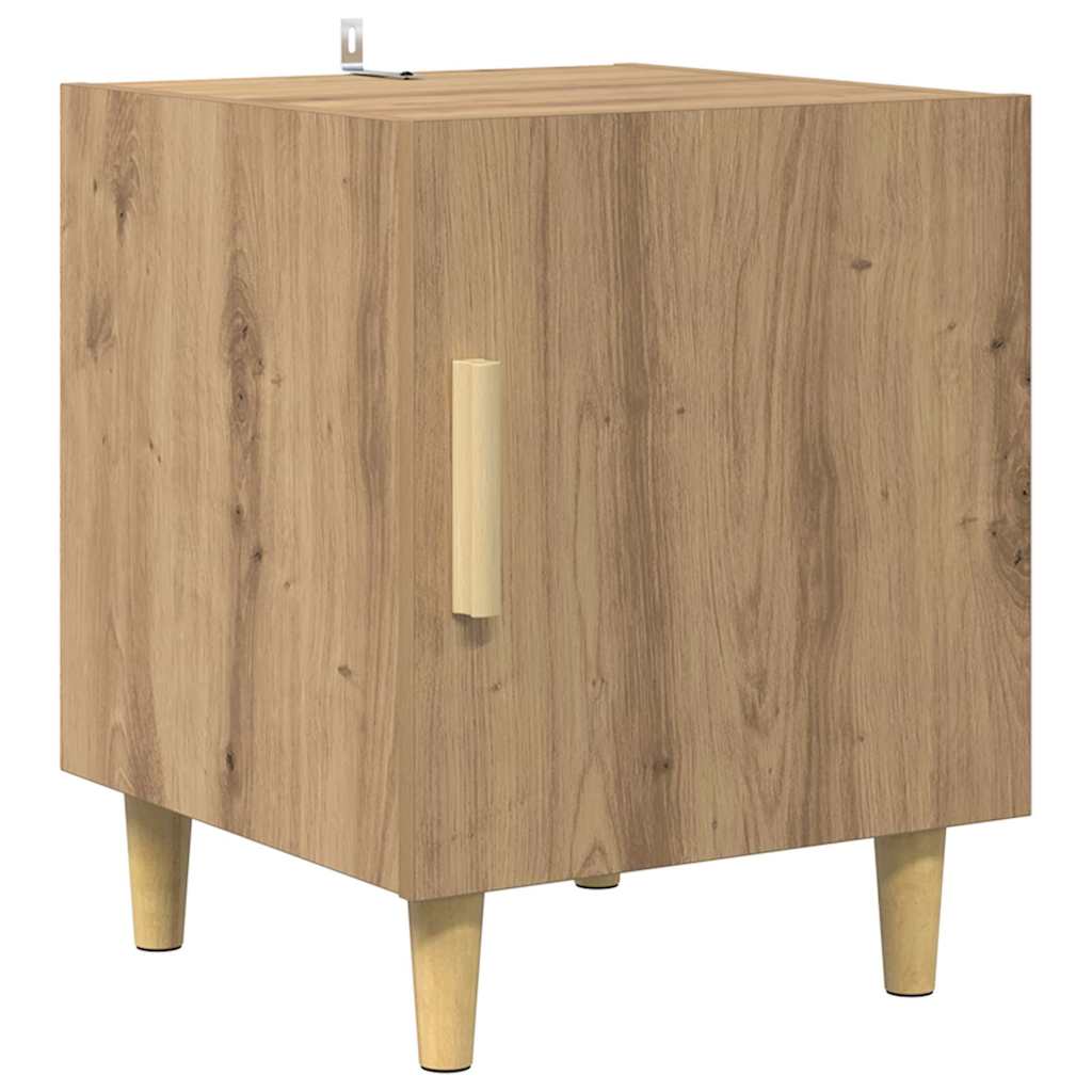 vidaXL Szafka Nocna 2 pcs Dąb rzemieślniczy 40 x 40 x 50 cm