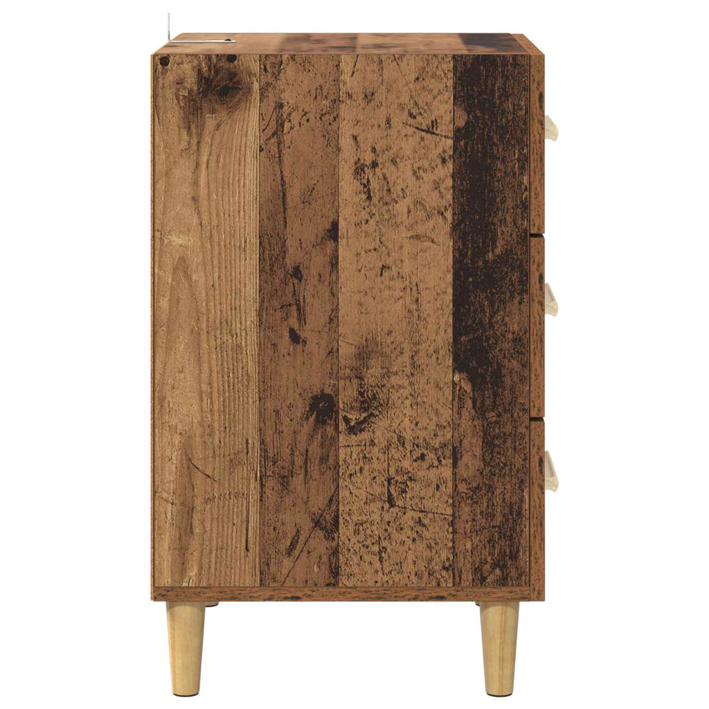 vidaXL Szafka Nocna Stare drewno 40 x 40 x 66 cm