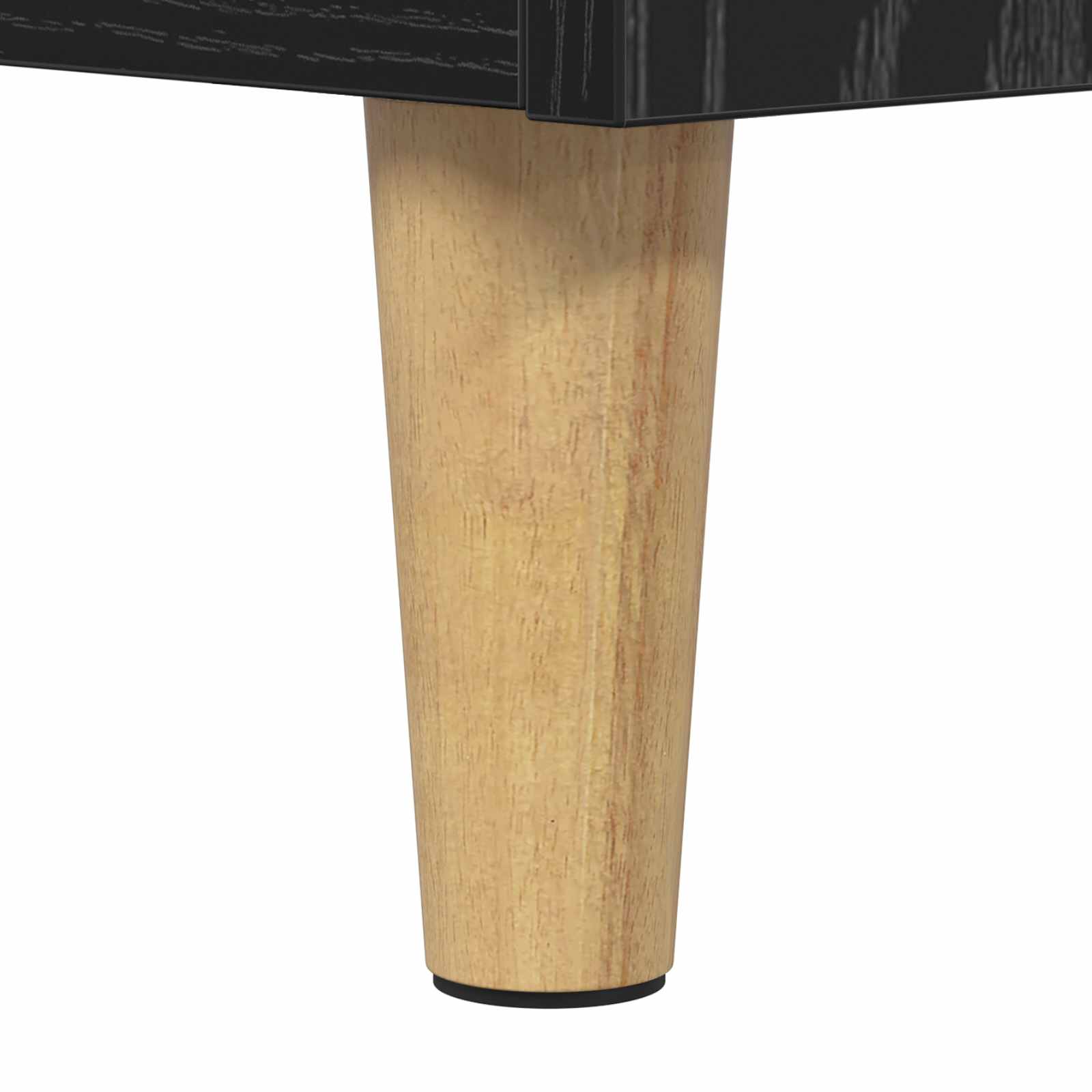 vidaXL Szafka Nocna Czarny Dąb 40 x 40 x 66 cm Materiał drewnopochodny