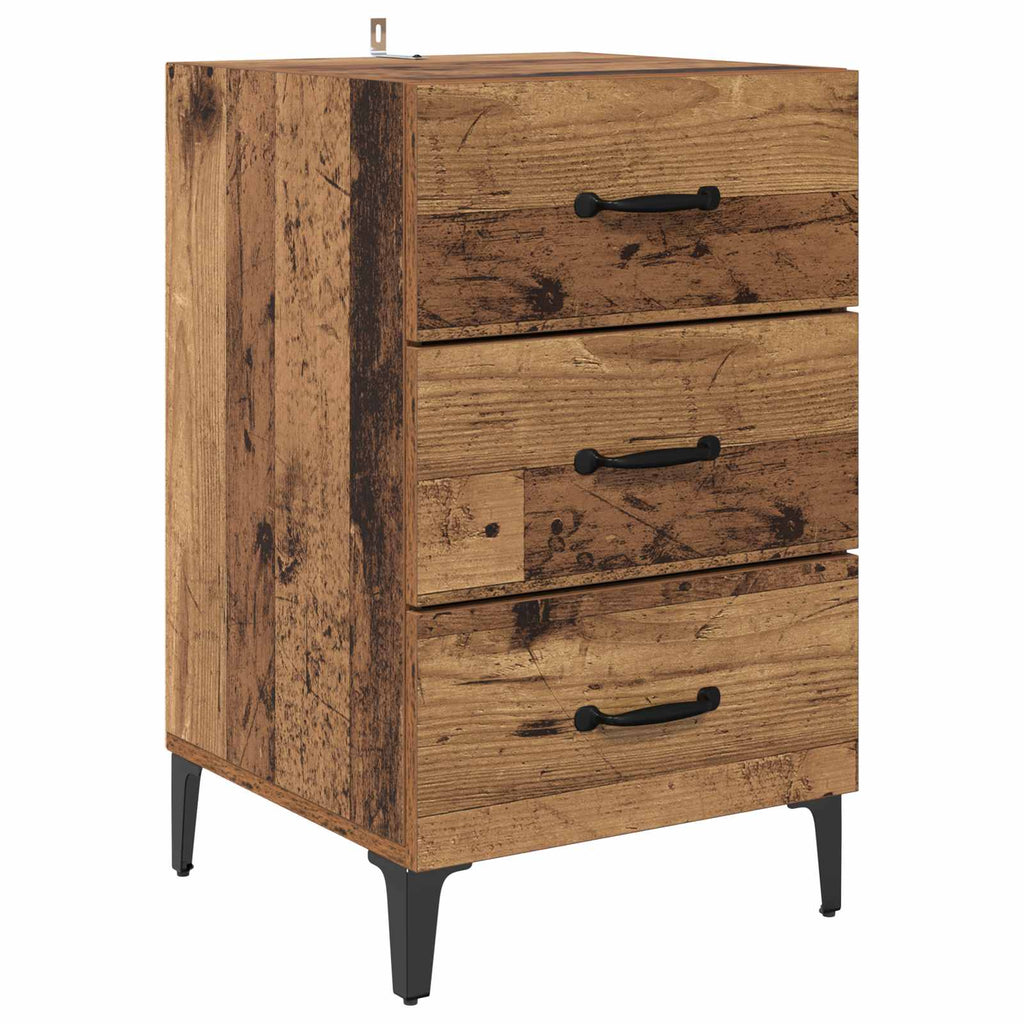 vidaXL Szafka Nocna Stare drewno 40 x 40,5 x 66 cm