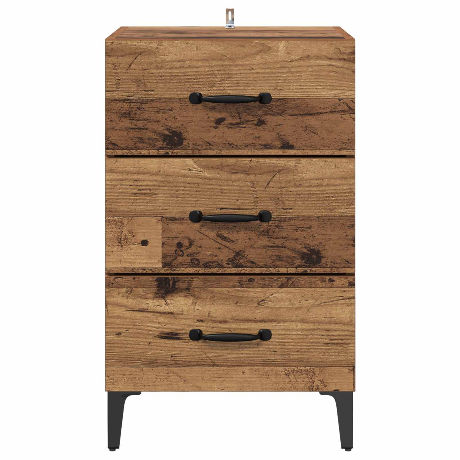 vidaXL Szafka Nocna Stare drewno 40 x 40,5 x 66 cm