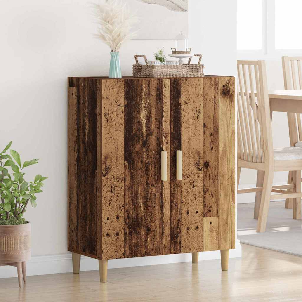 vidaXL Bufet Stare drewno 70 x 34 x 90 cm Materiał drewnopochodny