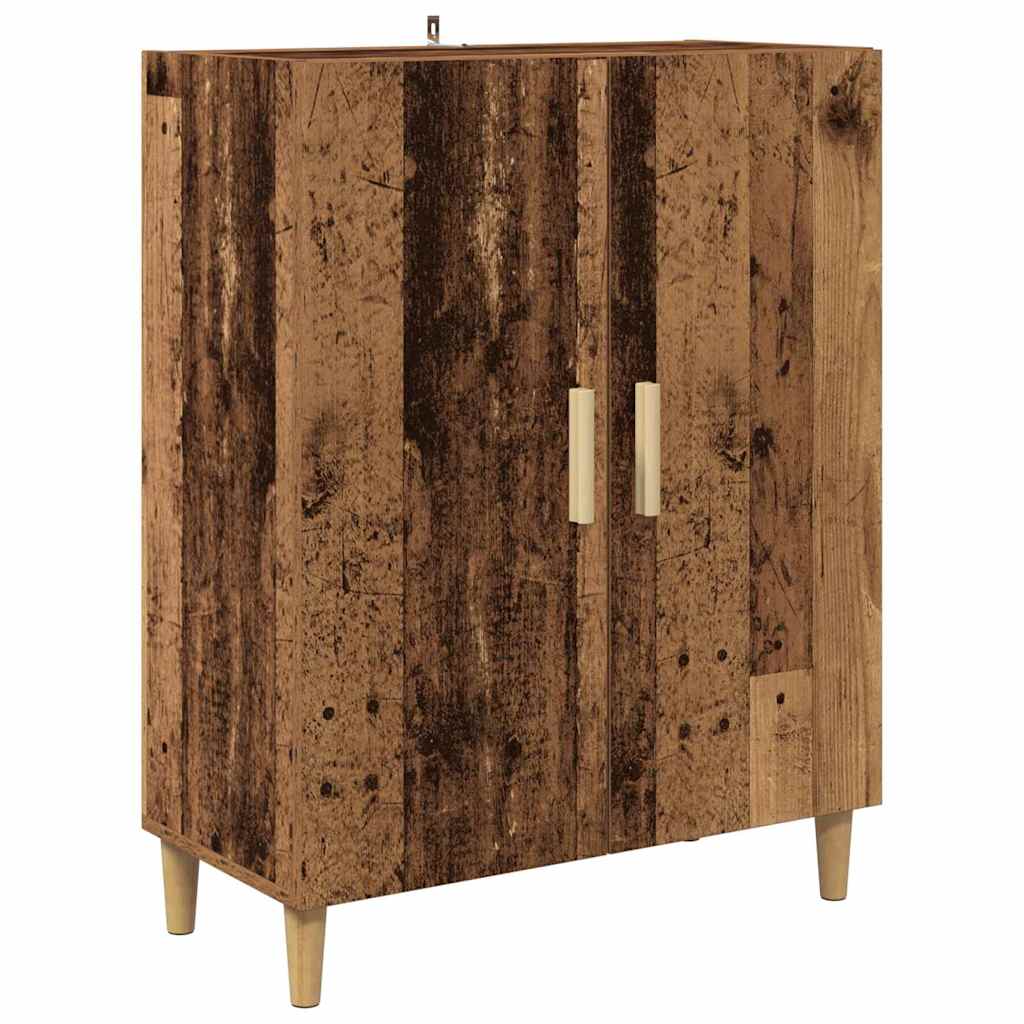 vidaXL Bufet Stare drewno 70 x 34 x 90 cm Materiał drewnopochodny