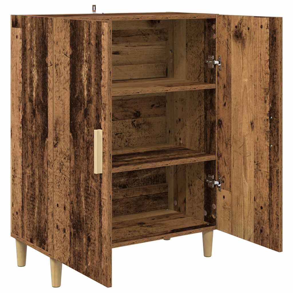 vidaXL Bufet Stare drewno 70 x 34 x 90 cm Materiał drewnopochodny