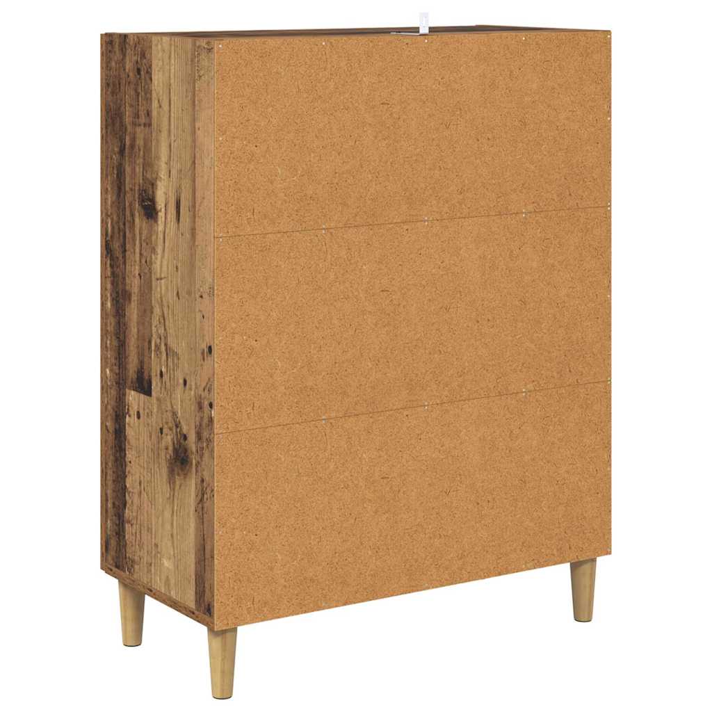 vidaXL Bufet Stare drewno 70 x 34 x 90 cm Materiał drewnopochodny