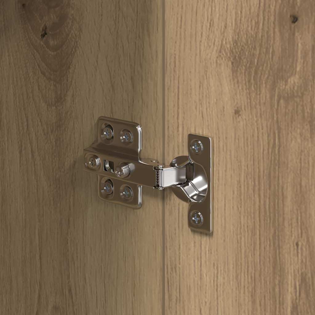 vidaXL Bufet Dąb rzemieślniczy 70 x 34 x 90 cm Materiał drewnopochodny