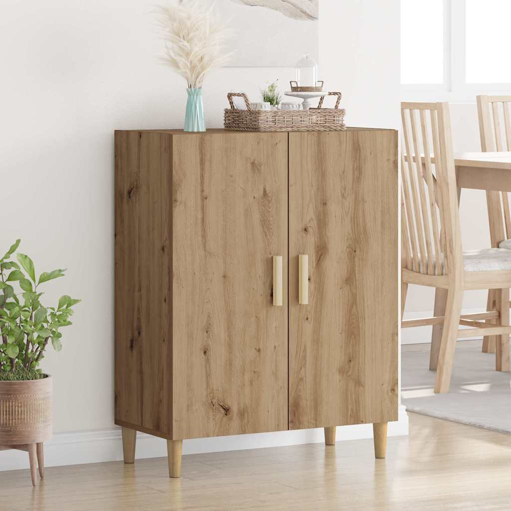 vidaXL Bufet Dąb rzemieślniczy 70 x 34 x 90 cm Materiał drewnopochodny