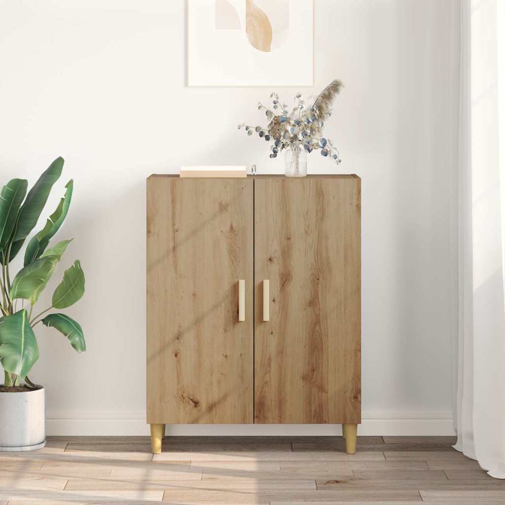 vidaXL Bufet Dąb rzemieślniczy 70 x 34 x 90 cm Materiał drewnopochodny