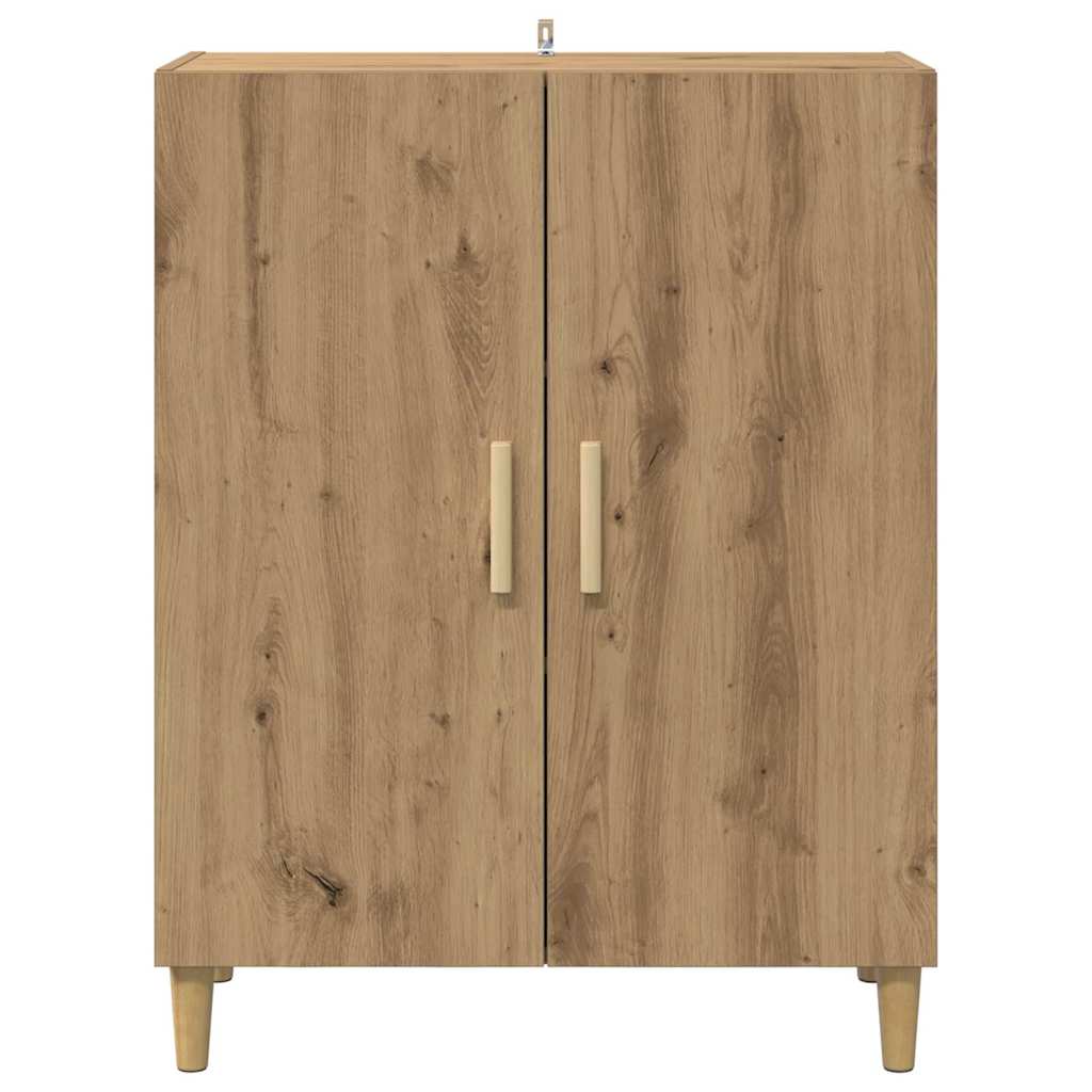 vidaXL Bufet Dąb rzemieślniczy 70 x 34 x 90 cm Materiał drewnopochodny
