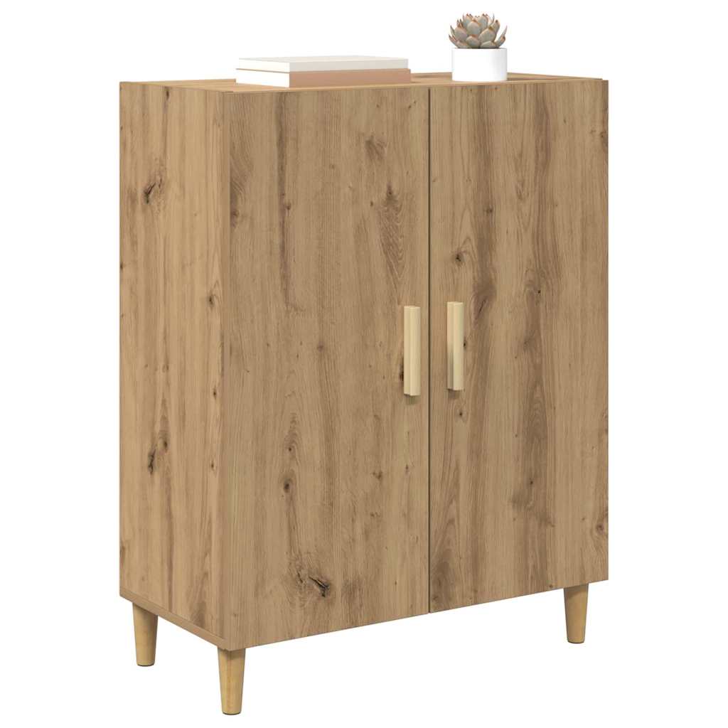 vidaXL Bufet Dąb rzemieślniczy 70 x 34 x 90 cm Materiał drewnopochodny