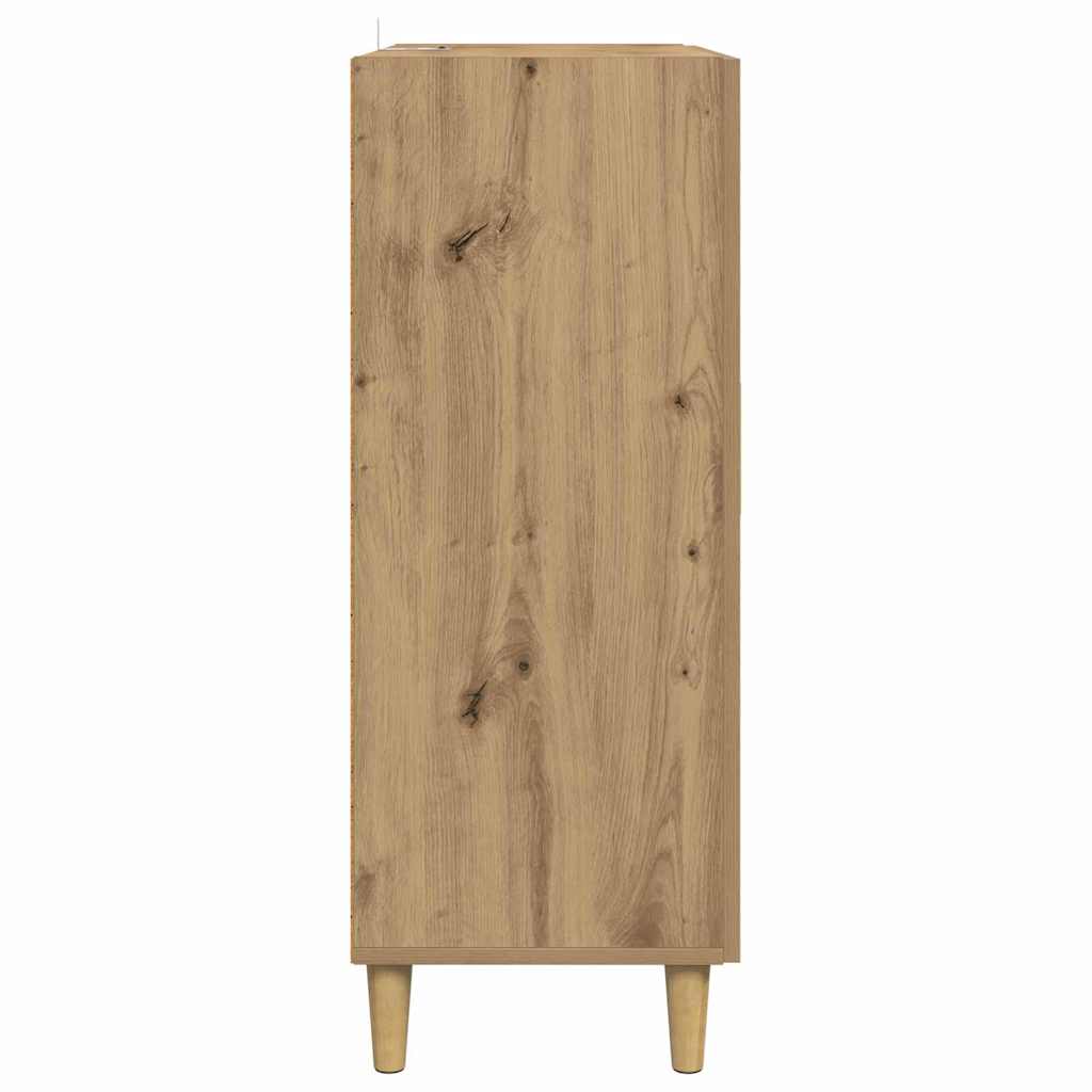 vidaXL Bufet Dąb rzemieślniczy 70 x 34 x 90 cm Materiał drewnopochodny