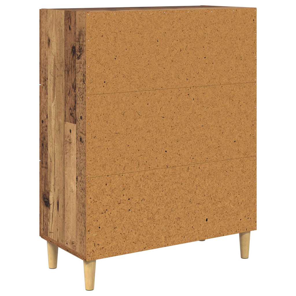 vidaXL Bufet Stare drewno 69,5 x 34 x 90 cm Materiał drewnopochodny