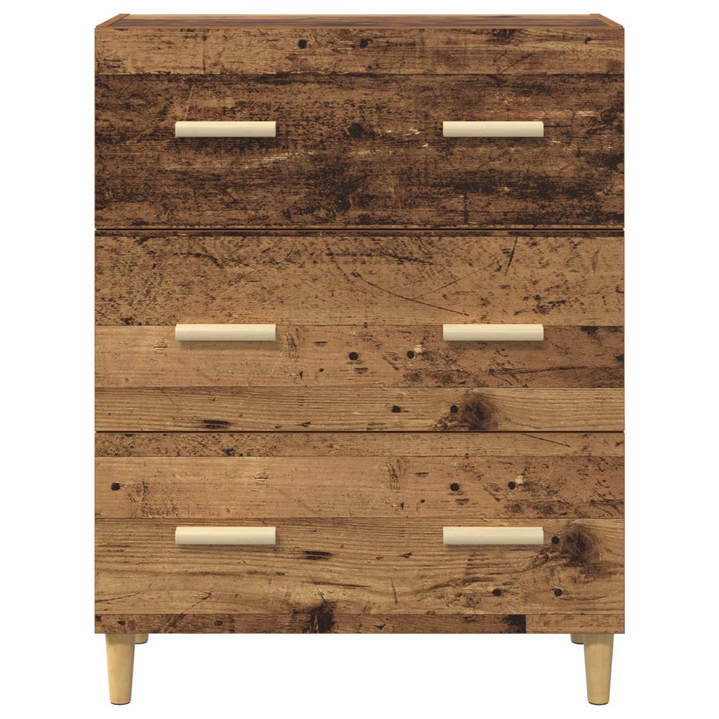 vidaXL Bufet Stare drewno 69,5 x 34 x 90 cm Materiał drewnopochodny