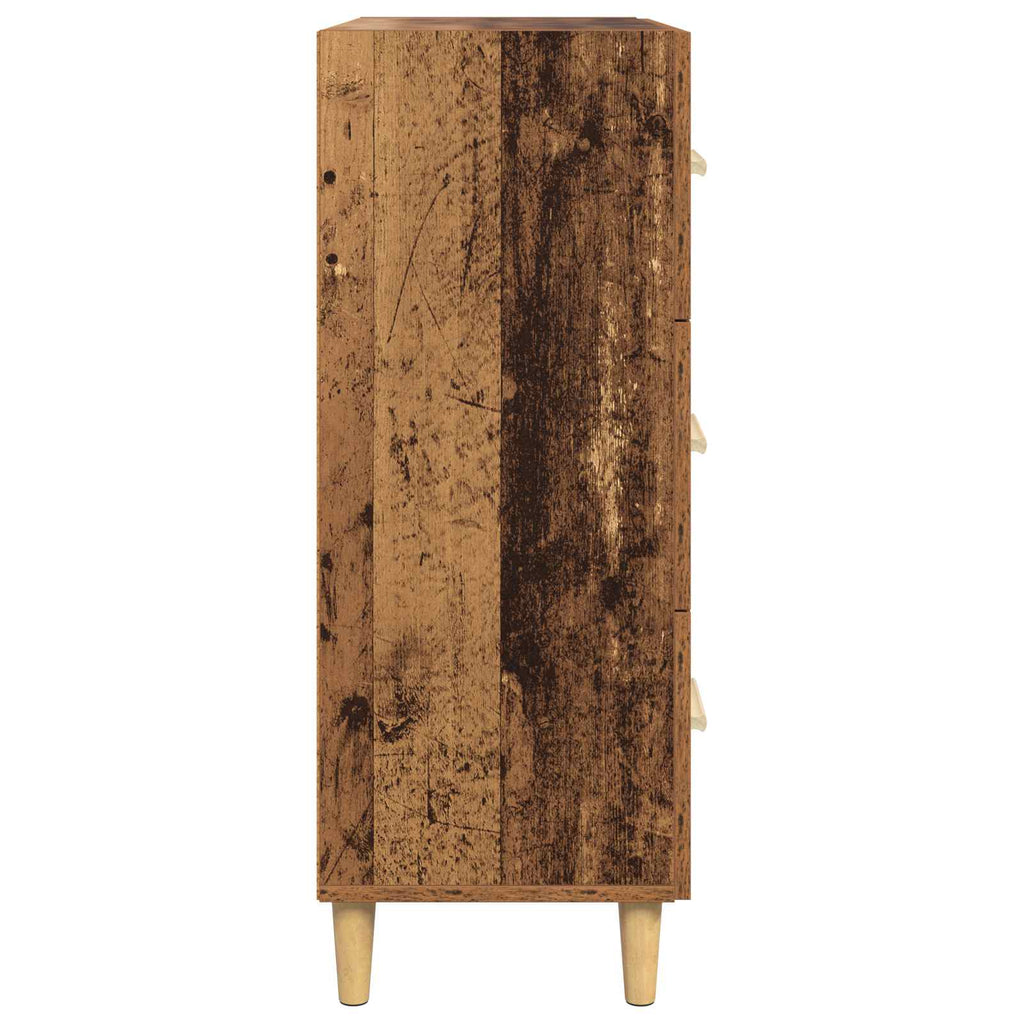 vidaXL Bufet Stare drewno 69,5 x 34 x 90 cm Materiał drewnopochodny