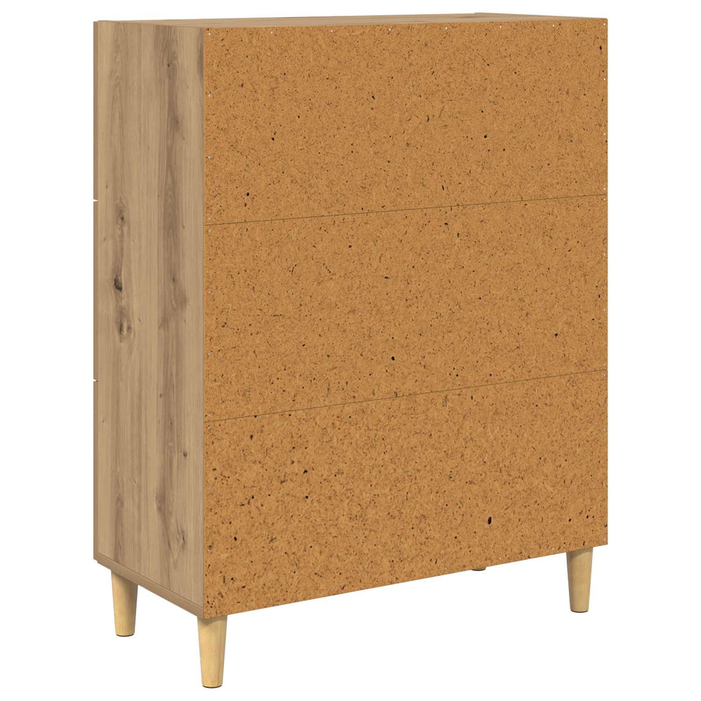 vidaXL Bufet Dąb rzemieślniczy 69,5 x 34 x 90 cm