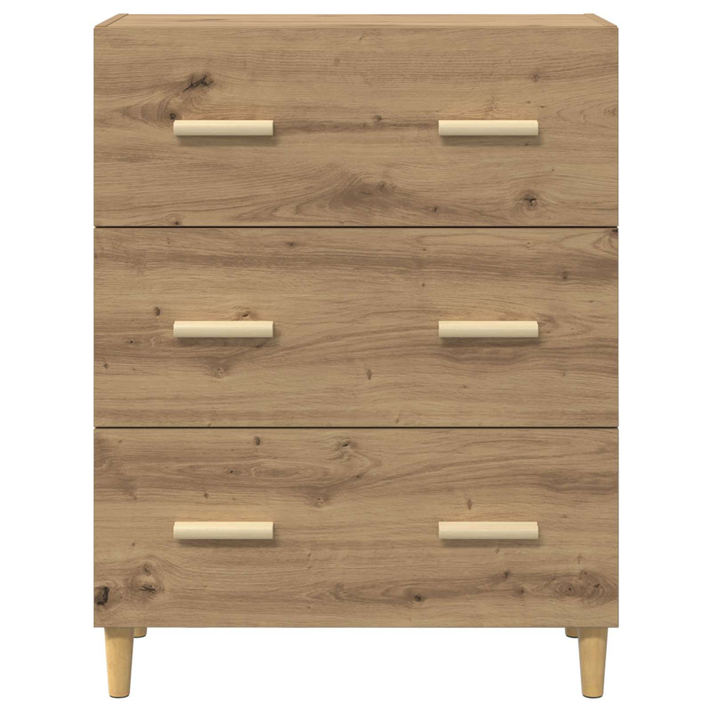 vidaXL Bufet Dąb rzemieślniczy 69,5 x 34 x 90 cm