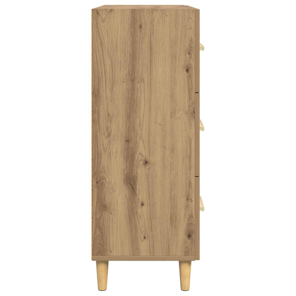 vidaXL Bufet Dąb rzemieślniczy 69,5 x 34 x 90 cm
