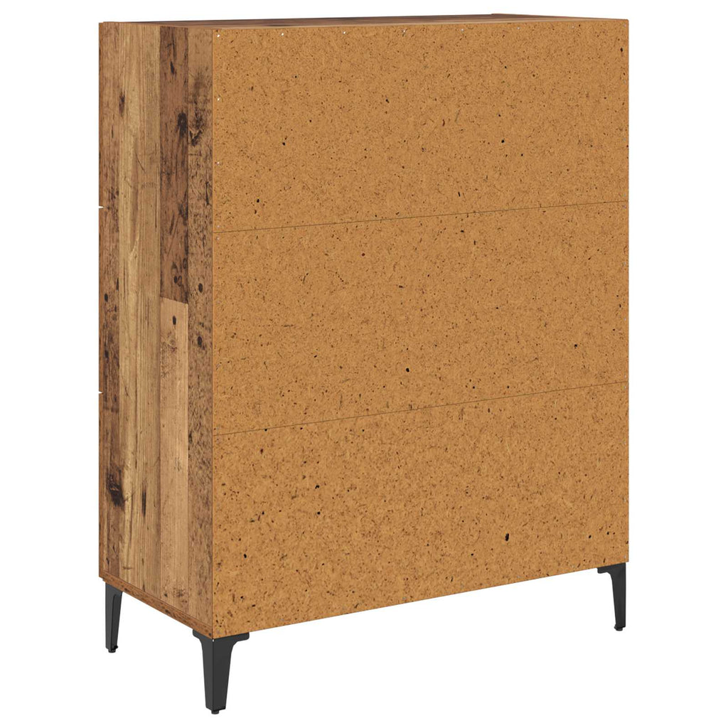 vidaXL Bufet z szufladą Stare drewno 69,5 x 34 x 90 cm