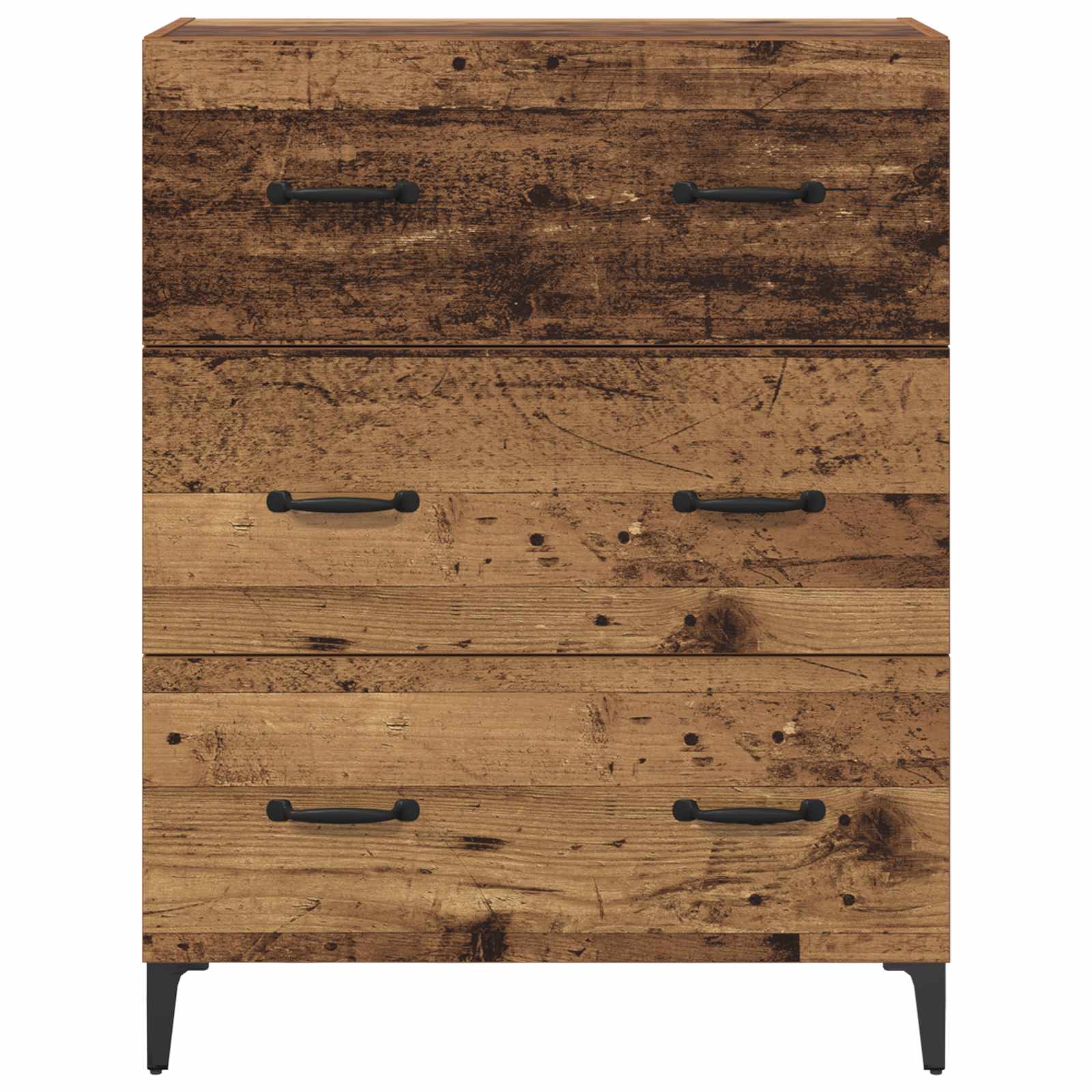 vidaXL Bufet z szufladą Stare drewno 69,5 x 34 x 90 cm