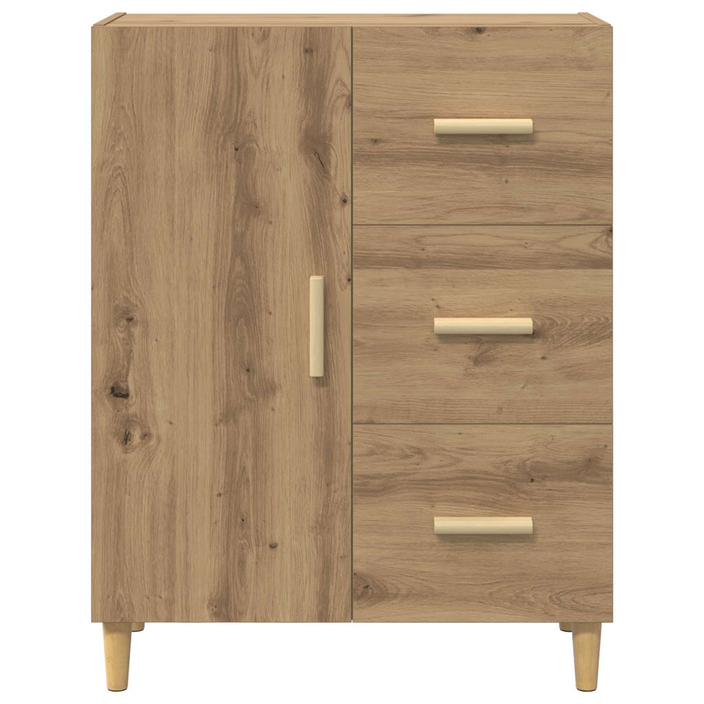 vidaXL Bufet z szufladą Dąb rzemieślniczy 34 x 69.5 x 90 cm