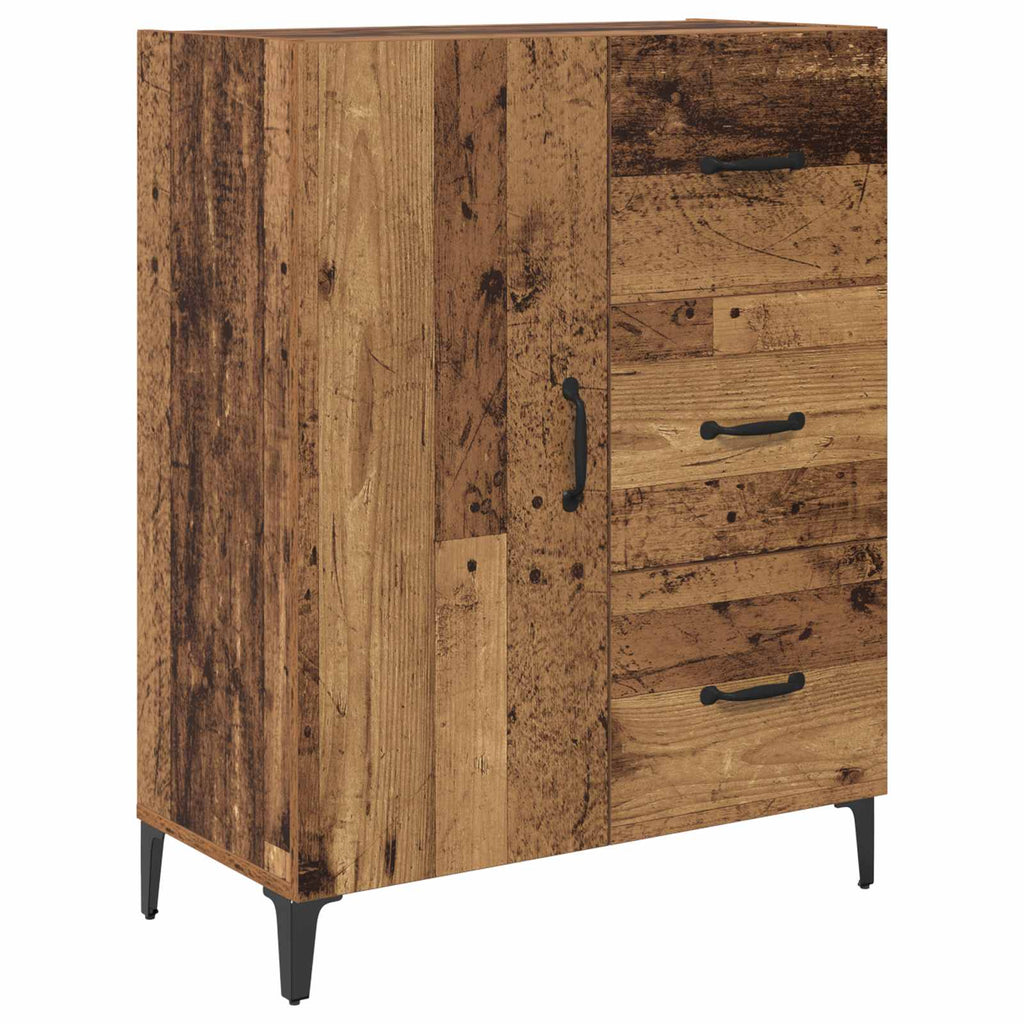 vidaXL Bufet Stare drewno 69,5 x 34 x 90 cm Materiał drewnopochodny