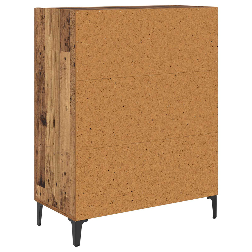 vidaXL Bufet Stare drewno 69,5 x 34 x 90 cm Materiał drewnopochodny