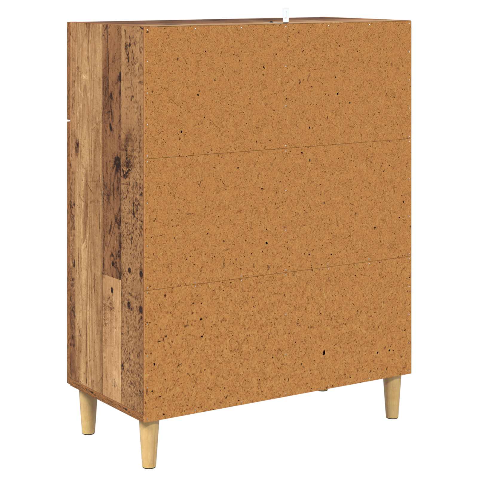 vidaXL Bufet Stare drewno 34 x 69.5 x 89 cm Materiał drewnopochodny