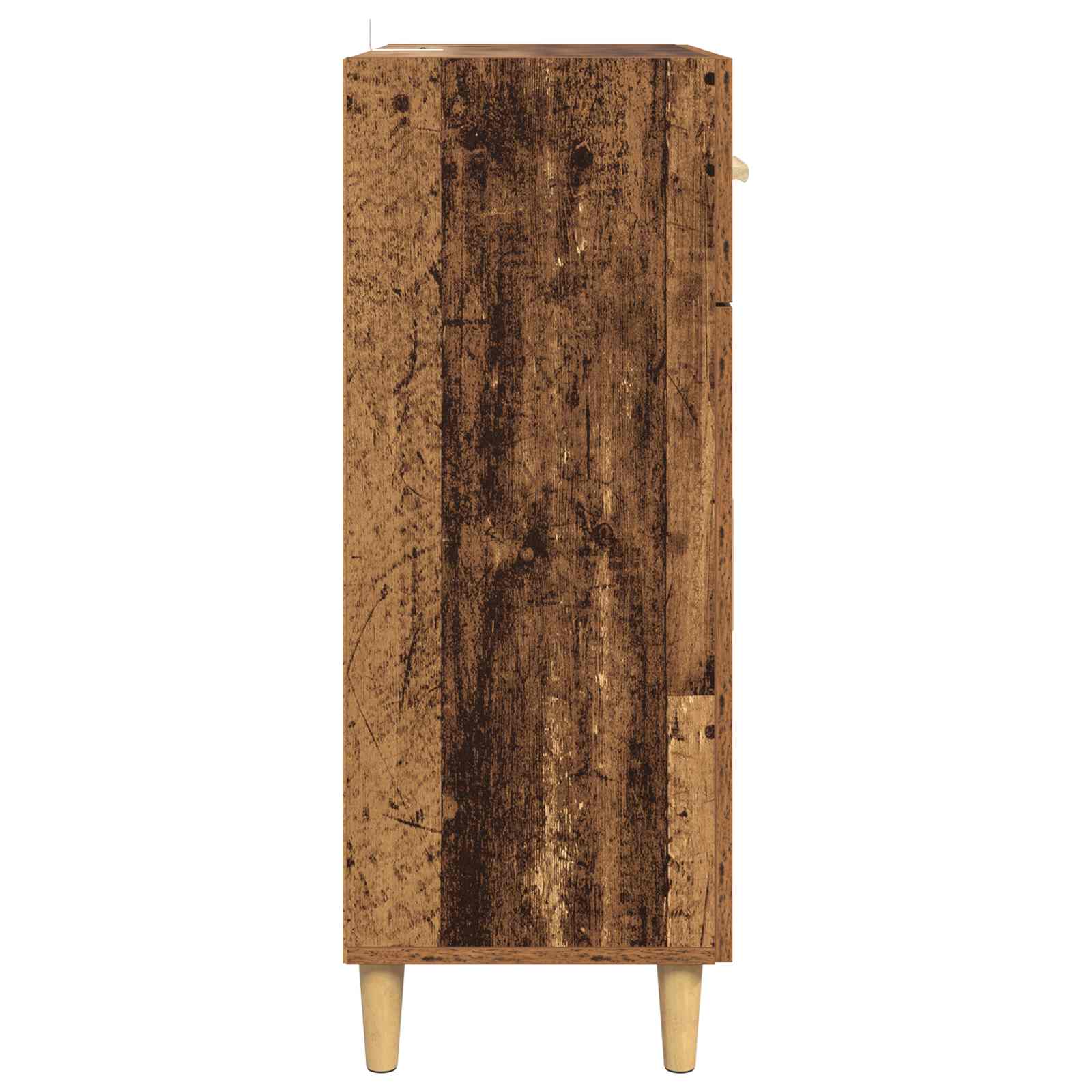 vidaXL Bufet Stare drewno 34 x 69.5 x 89 cm Materiał drewnopochodny