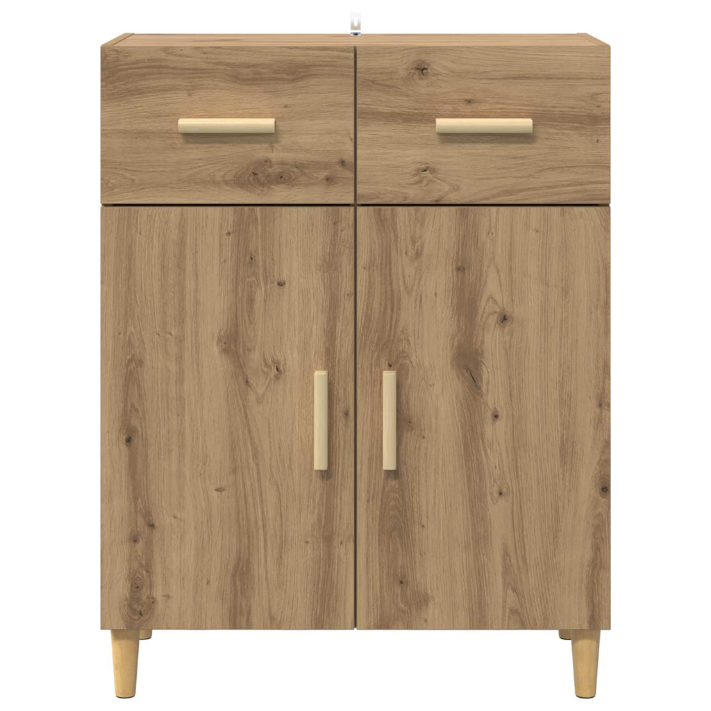 vidaXL Bufet dąb artisan 34 x 69.5 x 89 cm Materiał drewnopochodny