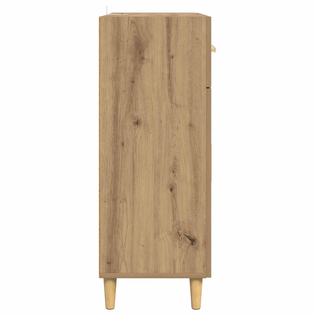 vidaXL Bufet dąb artisan 34 x 69.5 x 89 cm Materiał drewnopochodny