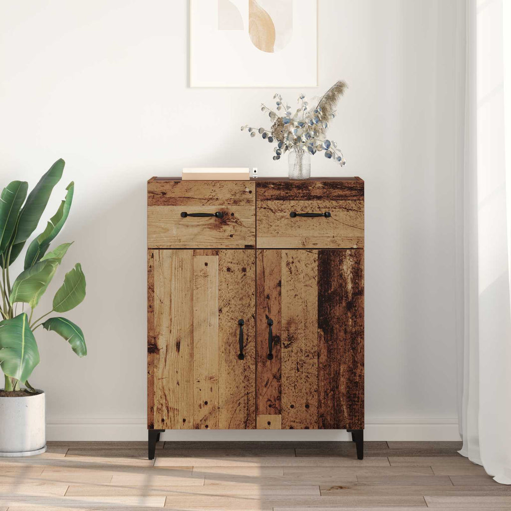 vidaXL Bufet Stare drewno 69,5 x 34 x 90 cm Materiał drewnopochodny