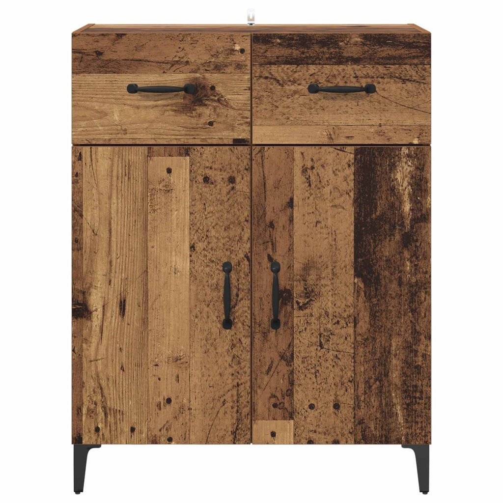 vidaXL Bufet Stare drewno 69,5 x 34 x 90 cm Materiał drewnopochodny