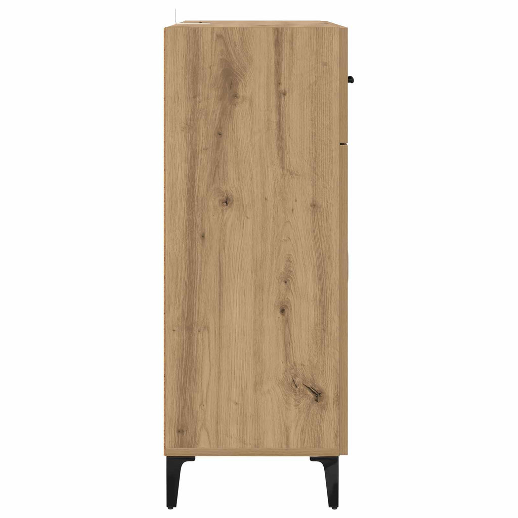 vidaXL Bufet z szufladą Dąb rzemieślniczy 69,5 x 34 x 90 cm