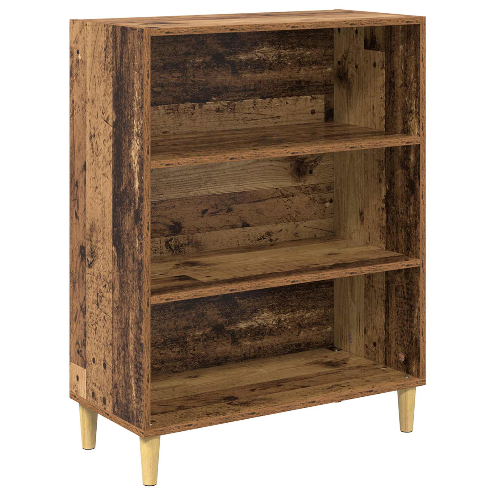 vidaXL Bufet Stare drewno 69,5 x 32,5 x 90 cm Materiał drewnopochodny