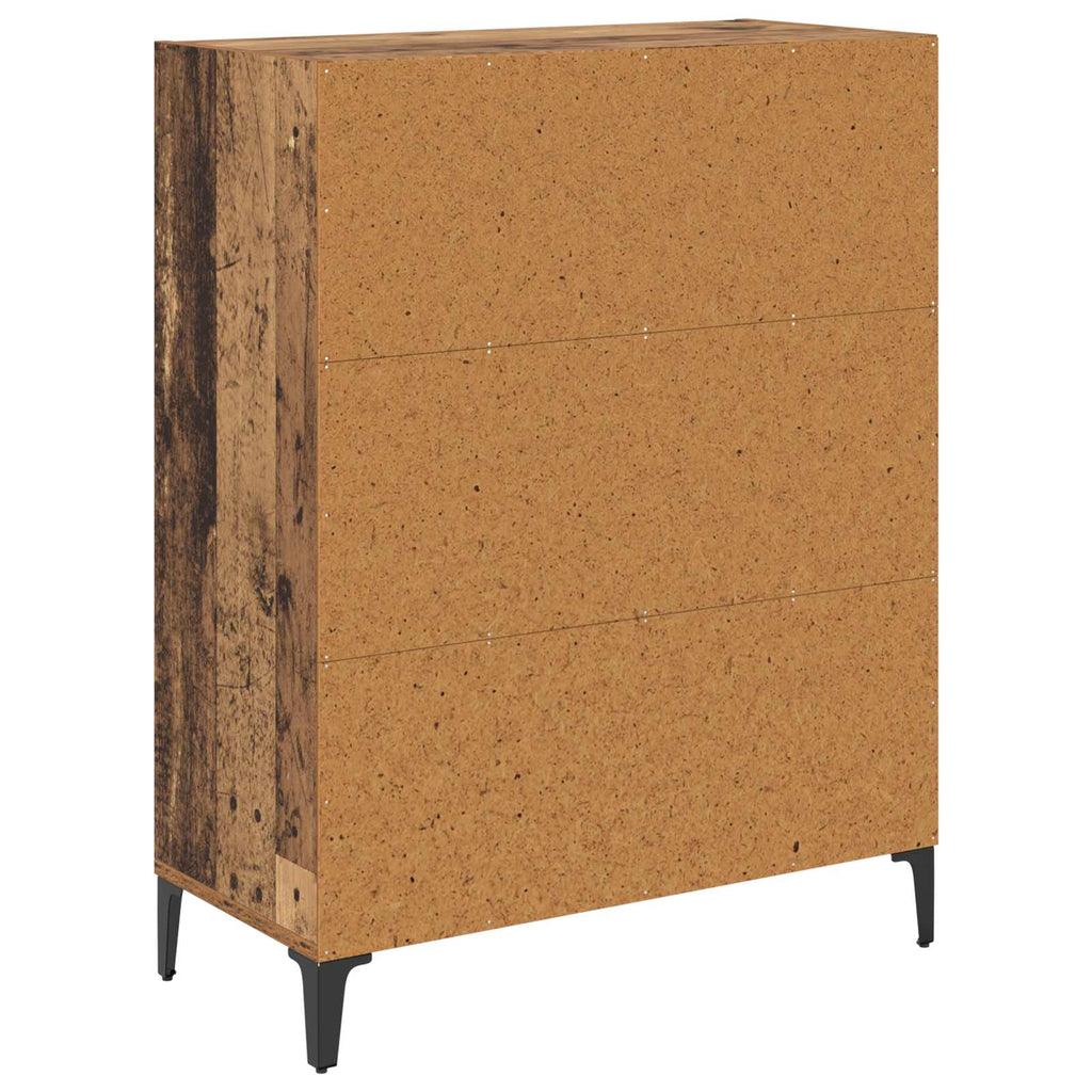 vidaXL Bufet Stare drewno 69,5 x 32,5 x 90 cm Materiał drewnopochodny