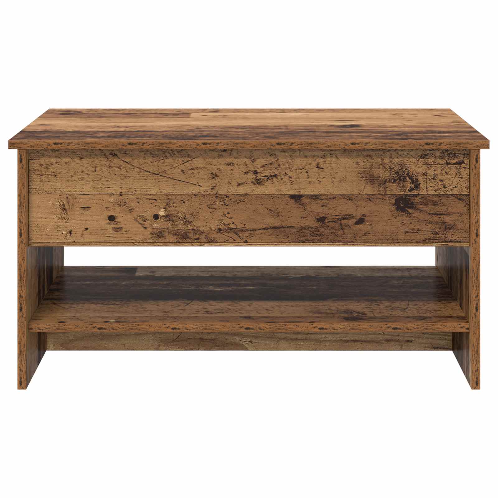 vidaXL Stolik kawowy Stare drewno 80 x 50,5 x 41,5 cm