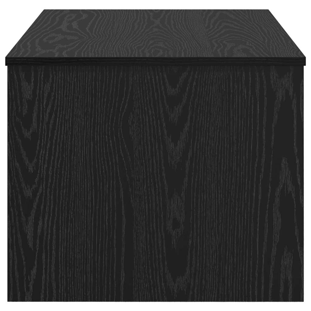vidaXL Stolik kawowy Czarny Dąb 80 x 50,5 x 41,5 cm