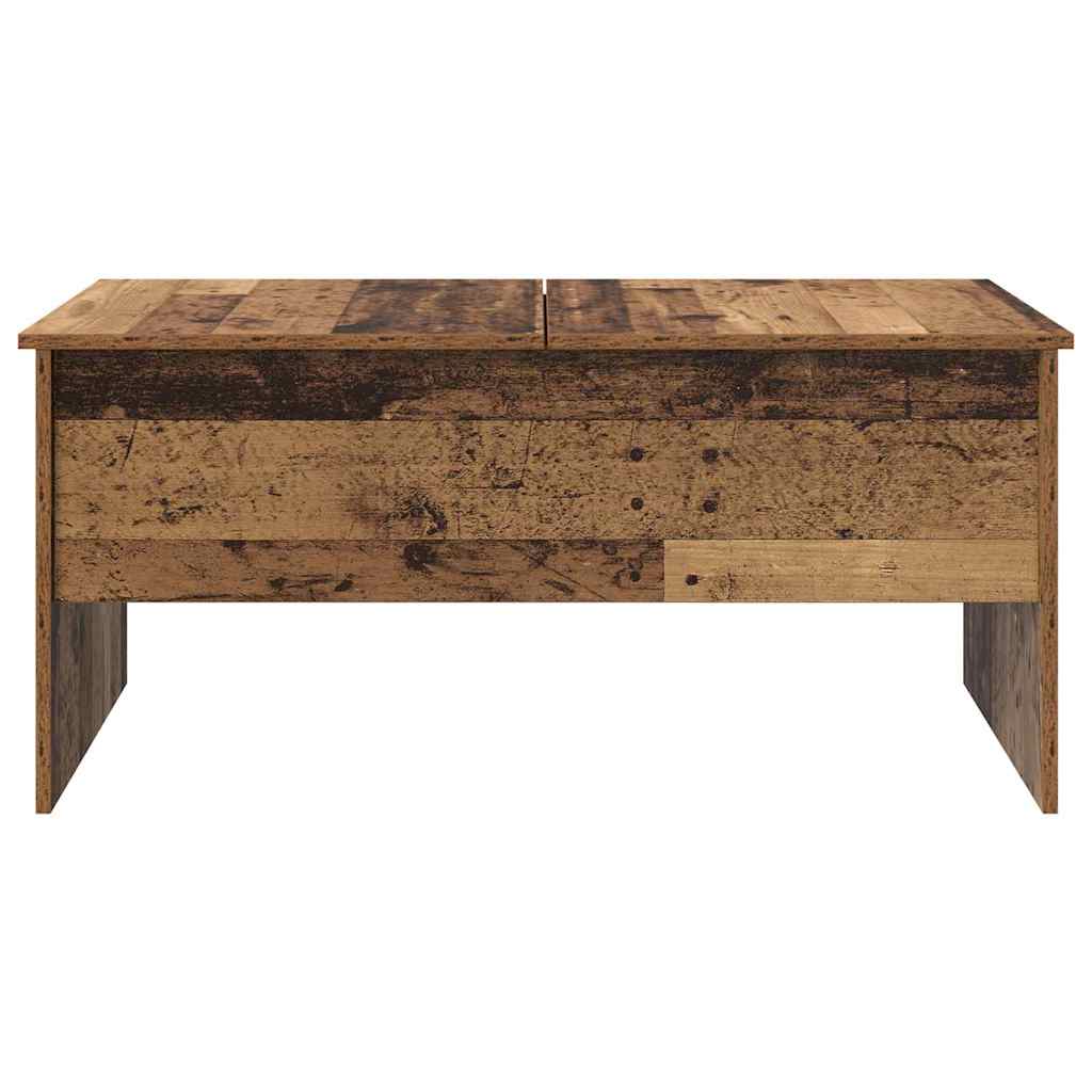 vidaXL Stolik kawowy Stare drewno 102 x 50,5 x 46,5 cm
