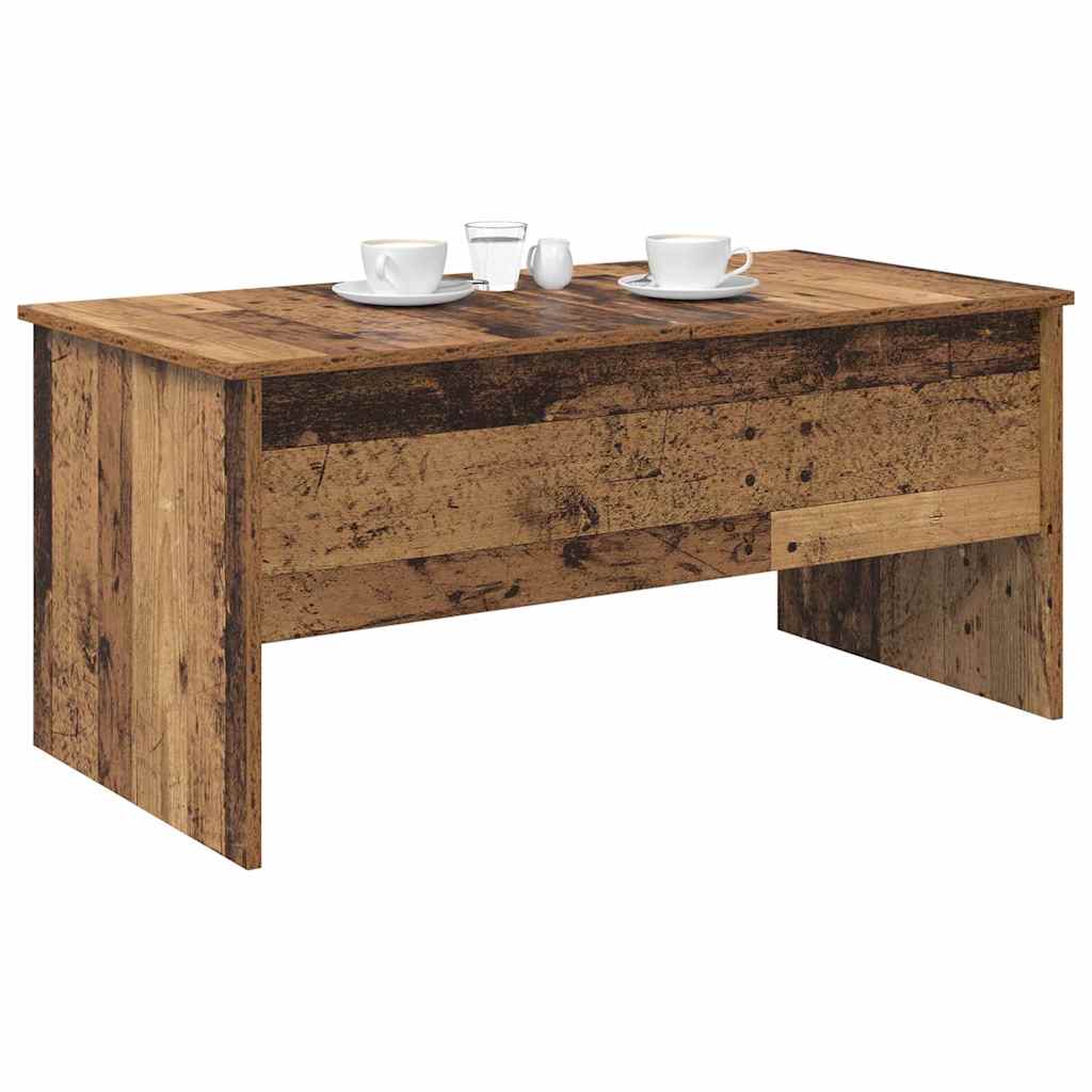vidaXL Stolik kawowy Stare drewno 102 x 50,5 x 46,5 cm