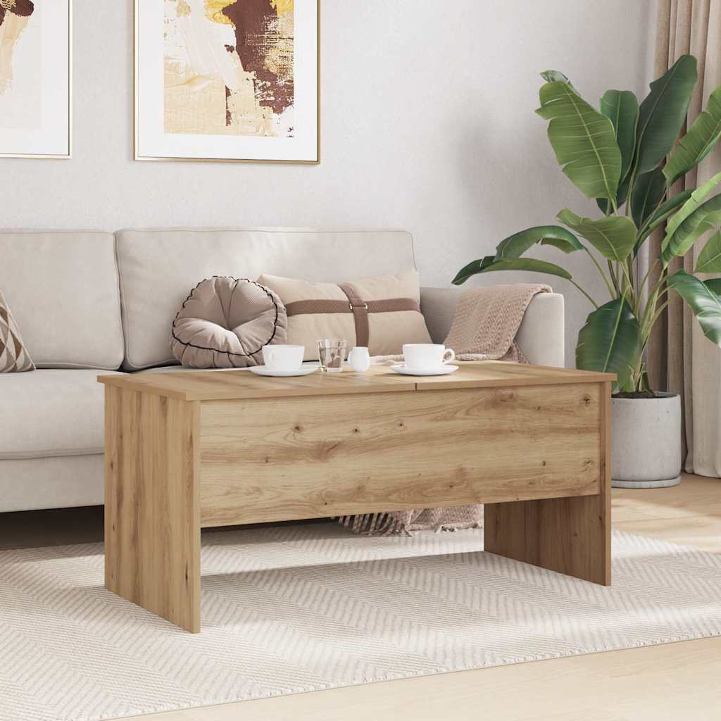 vidaXL Stolik kawowy Dąb rzemieślniczy 102 x 50,5 x 46,5 cm
